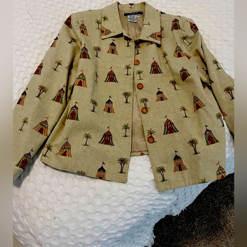 Ladies casual linen jacket
